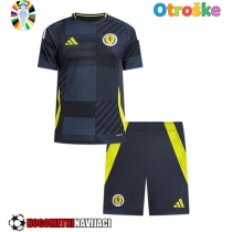 Otroške Nogometnih dresov Škotska Domači EP 2024 Kratki rokavi (+ hlače)